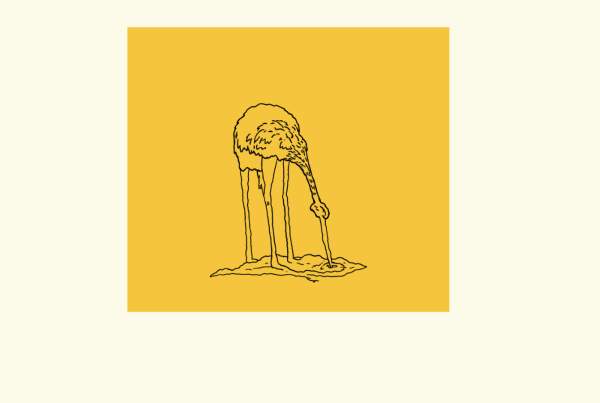 Heads in the Sand - impact Investing Clear Skies ostrich effect
